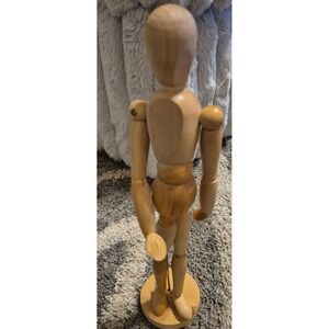 IKEA Gestalta Wooden Drawing Artist's Mannequin Figure Poseable Doll Crafts 13"